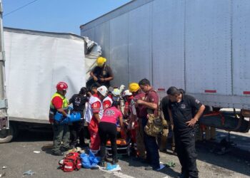 Accidente en Escobedo deja un lesionado