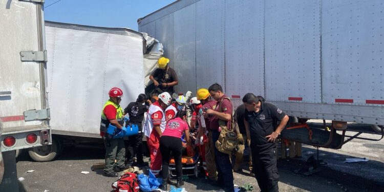 Accidente en Escobedo deja un lesionado