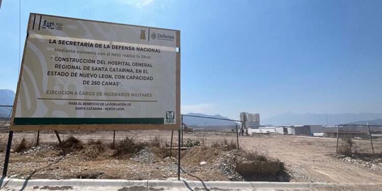 Inician obras del nuevo hospital en Santa Catarina