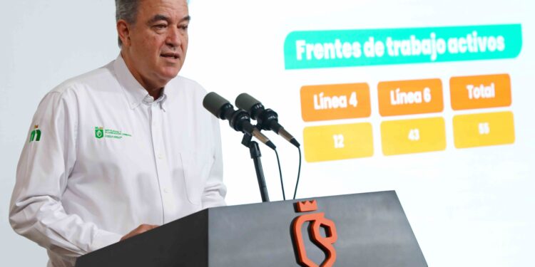 Avanzan las líneas 4 y 6 del metro