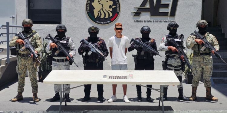 Capturan a presunto homicida en Monterrey