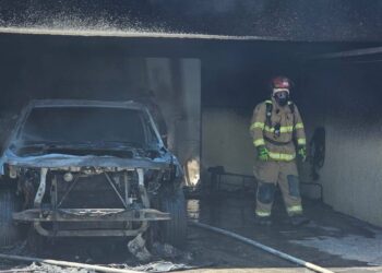 Incendio en vivienda de San Pedro deja un lesionado