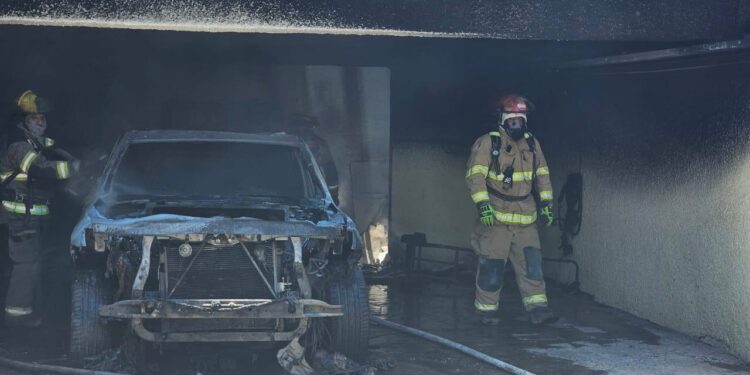 Incendio en vivienda de San Pedro deja un lesionado