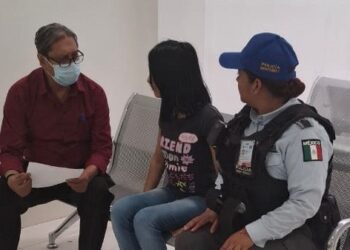 Localizan policías de Monterrey a menor extraviada 