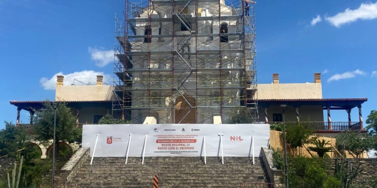 Reporta 50% de avance la restauración del Obispado