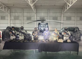 Decomisan arsenal con operativo “Muralla”