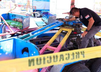 Tras accidente, inspeccionan juegos mecánicos de la Expo