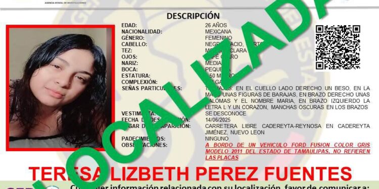 Localizan con vida a personas reportadas desaparecidas