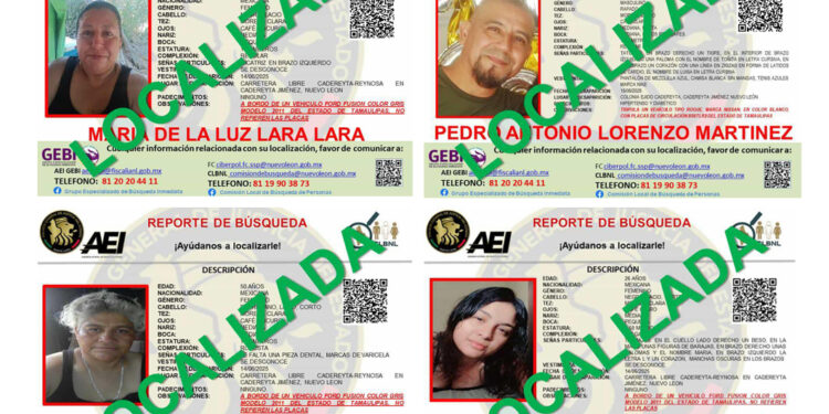 localizados en Nuevo León