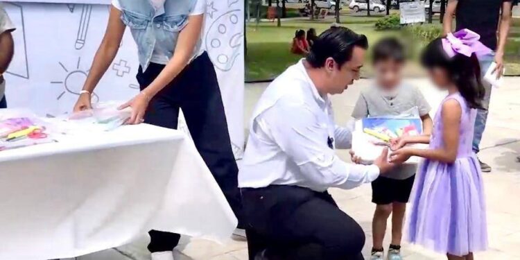 Santa Catarina entrega útiles escolares