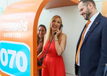 Instalan primera cabina 070 en Hospital Materno Infantil para acercar servicios del Estado