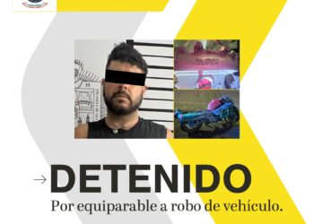 Lo detienen en Santiago por circular sin placas