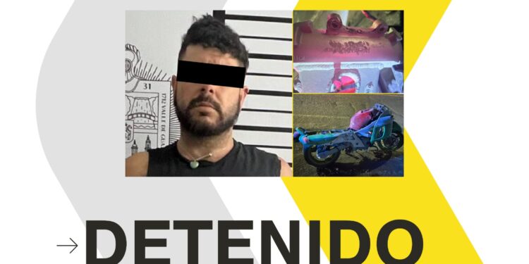 Lo detienen en Santiago por circular sin placas