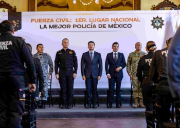 Reconoce a Fuerza Civil por ser la mejor policía