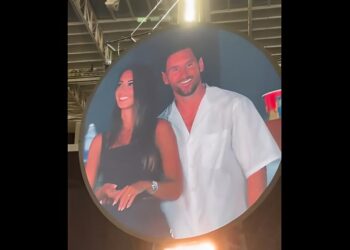 “Kiss cam” de Coldplay enfoca a Messi y a su esposa