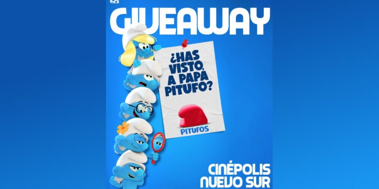 giveaway pitufos