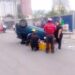 Volcadura provoca cierre de calle Pino Suárez