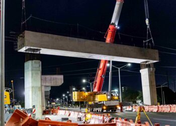 Avanza obra del metro sobre Constitución