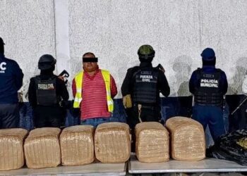 Detienen en El Carmen a un hombre con más de 130 kilos de marihuana