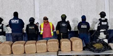 Detienen en El Carmen a un hombre con más de 130 kilos de marihuana
