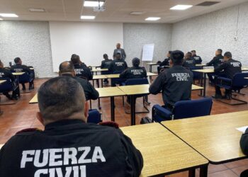 Se capacitan elementos de Fuerza Civil y Protección Civil en el dominio del inglés