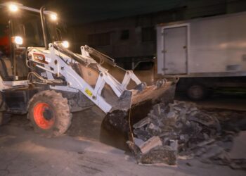 Atienden baches en la colonia Del Norte