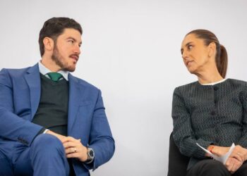 Samuel Garcia con presidenta Sheinbaum