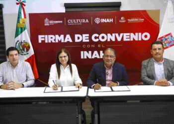 Escobedo e INAH renuevan lazos en favor de la conservación histórica y cultural