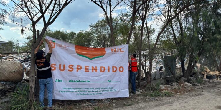 División Ambiental suspende acopio ilegal de residuos