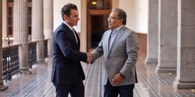 Flores y Mijes dialogan sobre Coordinación metropolitana