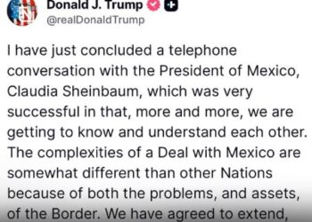 Trump pausa aranceles a México por 90 días