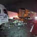 Choque entre tráileres provoca intensa carga vehicular