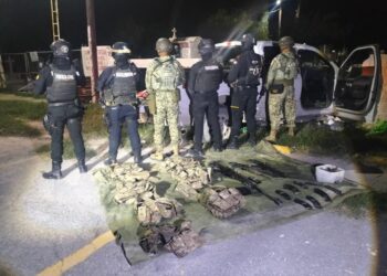 Activan Operativo Muralla y aseguran armas en Mina