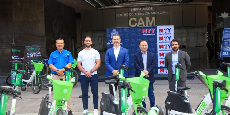 Presenta Monterrey sistema de micro movilidad
