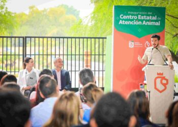 Inauguran Samuel y Mariana Centro estatal de atención animal
