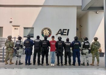 Detienen a presunto distribuidor de estupefacientes en Pesquería