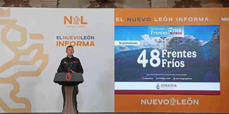 Alertan por lluvias ante frente frio