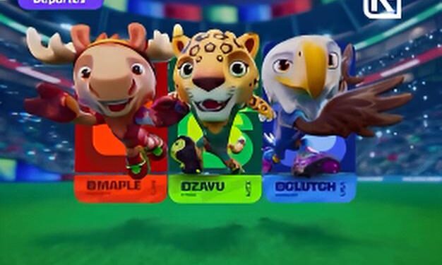 Presentan a las mascotas del mundial
