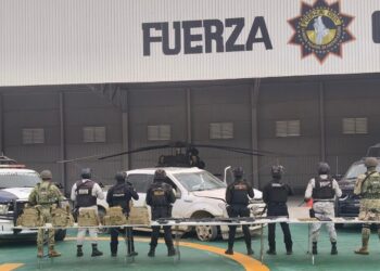 Aseguran equipo táctico en Mina