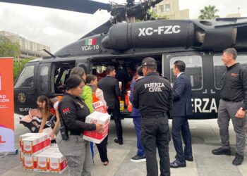 Envía NL 3.5 toneladas de ayuda a Hidalgo.