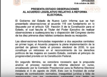Vetan Reforma Electoral de paridad aprobada por PRI y PAN