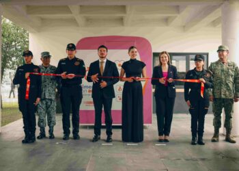 Inaugura Mariana lactario en campo policial