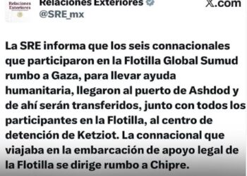 Israel transferirá a mexicanos a Ketziot: SRE