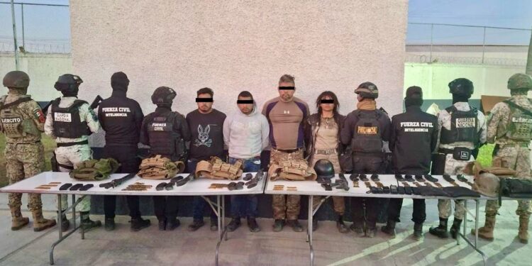 Detienen a cuatro sujetos armados en Operativo muralla