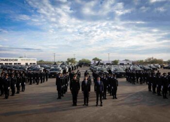 Toman protesta 200 cadetes de Fuerza Civil