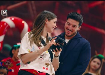 Llevan Samuel y Mariana Navidad al Dif Capullos