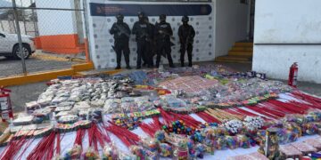 Decomisa Guadalupe una tonelada de pirotecnia