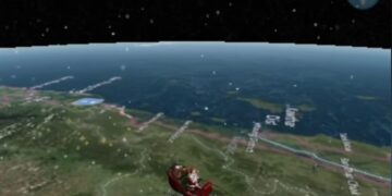 Santa Claus ya entrega regalos por el mundo