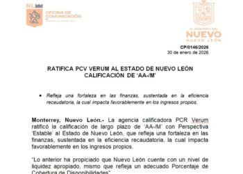 Califican como estable finanzas de Nuevo León