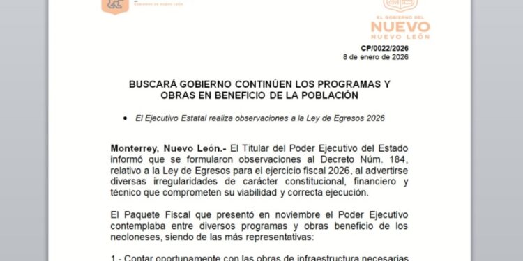 Buscan con el veto mantener programas y obras